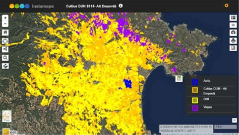 Ya se puede consultar el mapa de cultivos de Cataluña ...