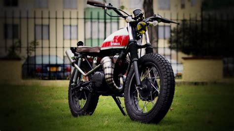 Yamaha GT50 1974 Brat Style by Cultura Cafe Racer Colombia