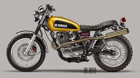Yamaha SR400 Scrambler, la idea de Luca Bar Design