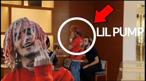 YELLING ESKETIT AT LIL PUMP IN LOUIS VUITTON STORE!!   YouTube