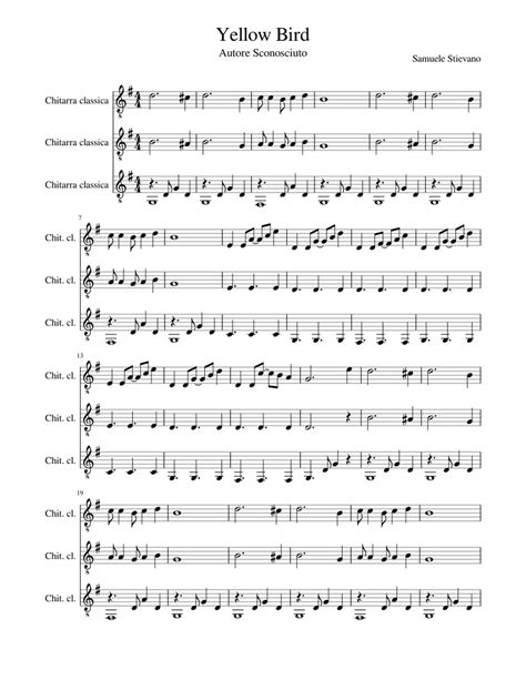 Yellow Bird Sheet music | Musescore.com