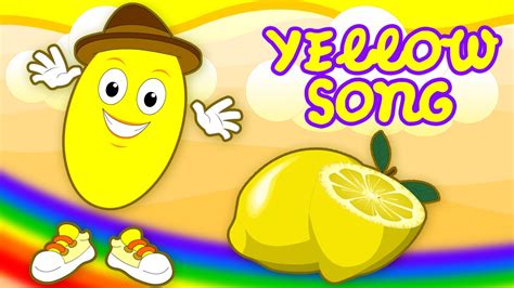 Yellow | Colors Song For Children | Colors Lessons For ...