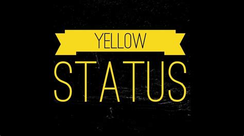 Yellow Status Presenter   YouTube