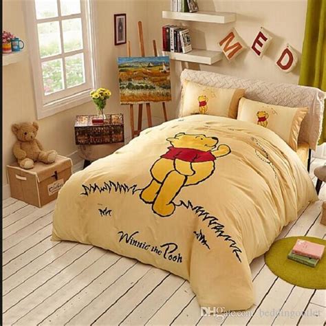 Yellow Winnie Pooh Classic Bedding In The Grass Winnie ...