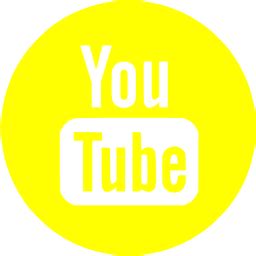 Yellow youtube 4 icon   Free yellow site logo icons