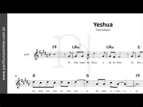 Yeshua ♪ Frei Gilson | Partitura | Partituras