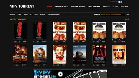YIFY   YTS Proxy, Torrents and Official Movie Websites  100 % Working