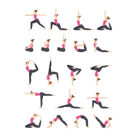 Yoga Poses Vectors, Photos and PSD files | Free Download