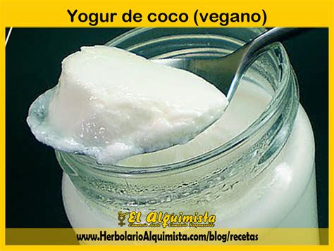 Yogur de coco  vegano    HERBOLARIO EL ALQUIMISTA