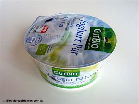 Yogur natural ecológico GUTBIO  Aldi  el blog de las marcas blancas