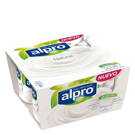 Yogur natural sin lactosa con soja Alpro   Carrefour ...