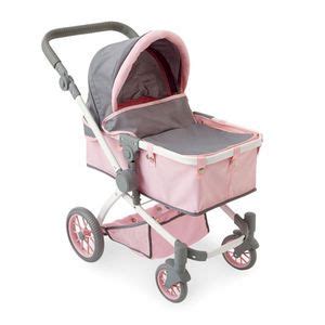 You & Me Baby So Sweet Premium Doll Pram   Pink and Gray