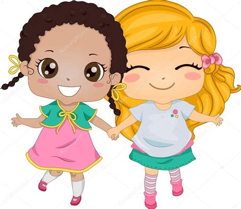 young girl with friends clipart 20 free Cliparts | Download images on ...