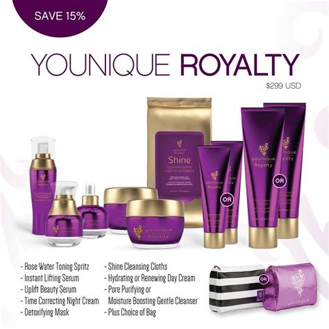 Younique Royalty Collection | Simple skincare, Younique cosmetics, Skin ...