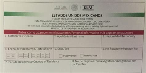 Your Mexico Visitors Permit, FMM – Mexperience