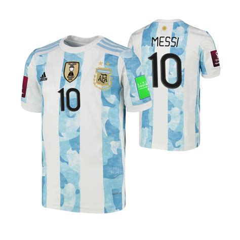 Youth Lionel Messi COPA America 2021 Jersey Argentina White Home
