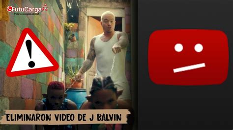 YouTube eliminó el vídeo de J Balvin llamado  perra  2021 ...