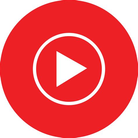 youtube music logo 1   PNG   Download de Logotipos