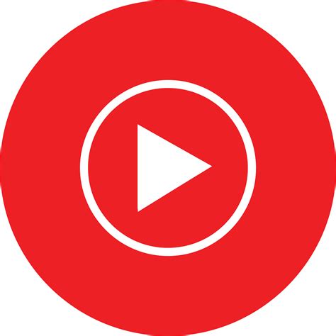youtube music logo 7   PNG   Download de Logotipos