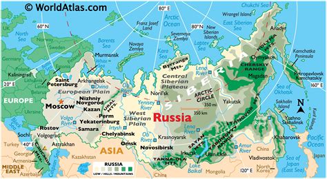 Yuriatin Russia Map