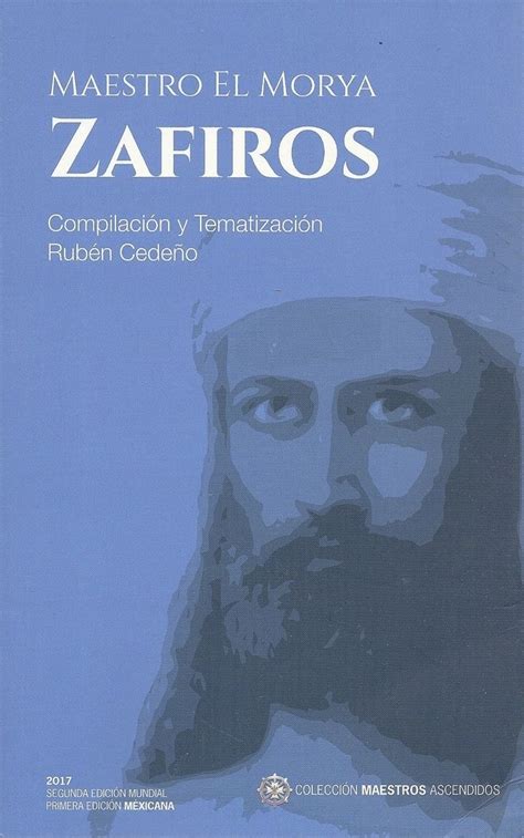 ZAFIROS   MAESTRO EL MORYA  LIBRO  | Maestros, Libros de metafisica ...