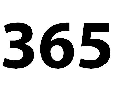 Zahl 365