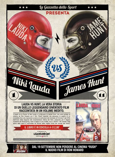 Zampediverse firma la campagna e lo spot del libro  Lauda vs Hunt  de ...