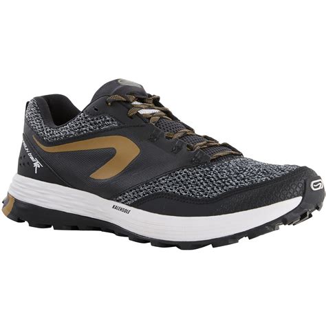 Zapatillas de trail running para hombre TR negro y bronce Kalenji ...