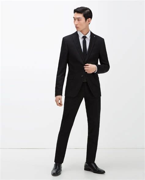 ZARA   MAN   BLACK SUIT | スーツ メンズ, スーツ, メンズ