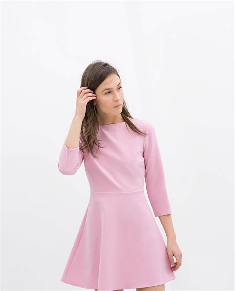 Zara vestido rosa primavera 2014 | Womens dresses, Zara woman dress ...