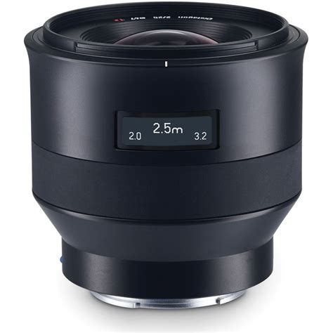 Zeiss 25mm F2 Batis E mount lens info