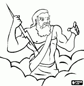 Zeus coloring page + loads more! Really good ones. I think you can ...