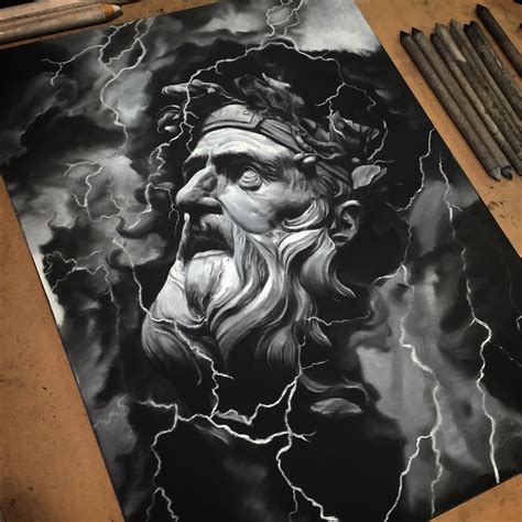 Zeus Dibujo A Lapiz / Zeus a lapiz dibujo Juan Manuel Cerón Alvarado ...