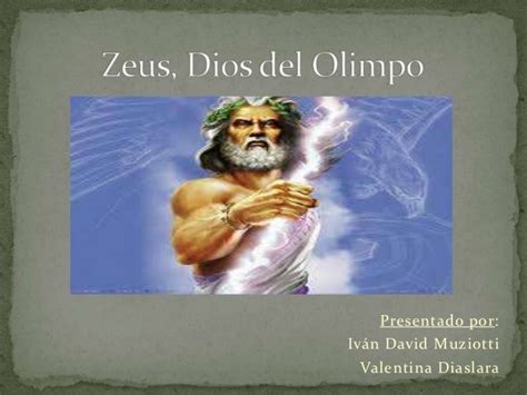 Zeus, dios del olimpo