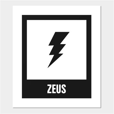 Zeus | Greek Mythology God Symbol   Greek Mythology   Posters and Art ...