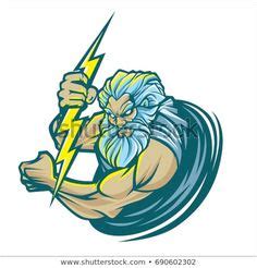 Zeus Head Isolated On Yellow Background in 2020 | Yellow background ...