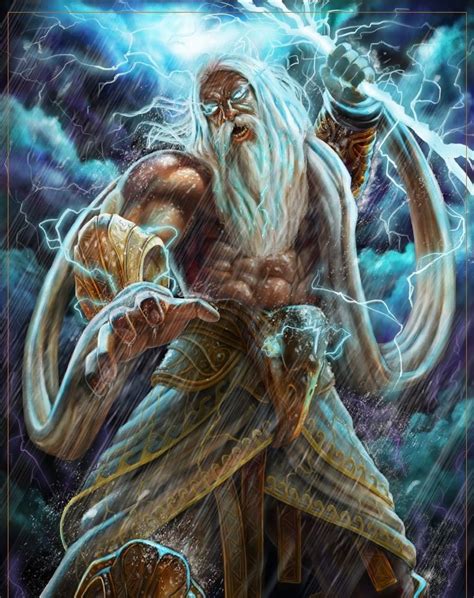 Zeus: hijo de Crono y Rea. Es el «padre de los dioses y los hombres ...