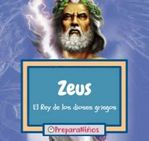 Zeus para ninos   PreparaNiños.com