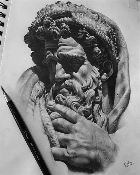 Zeus Pencil Drawing   bestpencildrawing