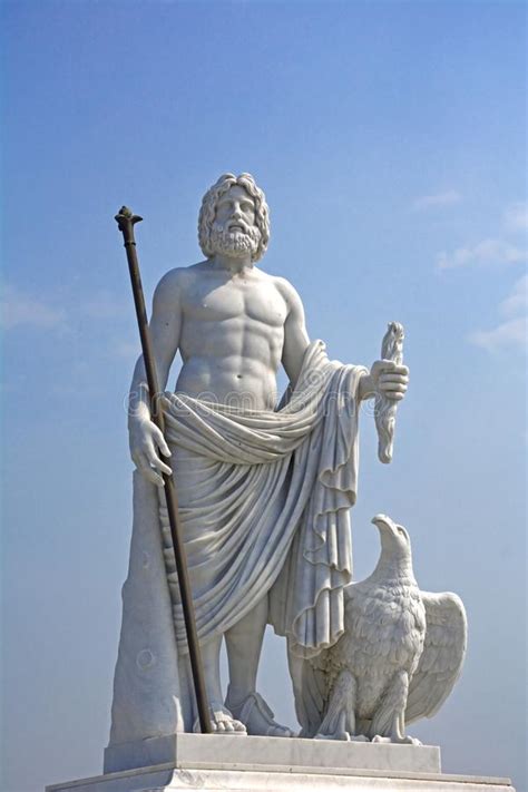 Zeus Statue of the King of Ancient Greek Mythology Editorial Image ...