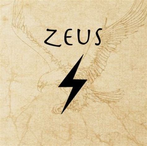 Zeus Symbol | Greek mythology, Greek god tattoo, Greek gods symbols