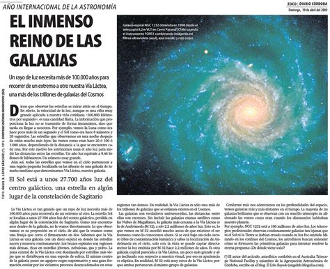 ZOCO Astronomía: El inmenso reino de las galaxias ...