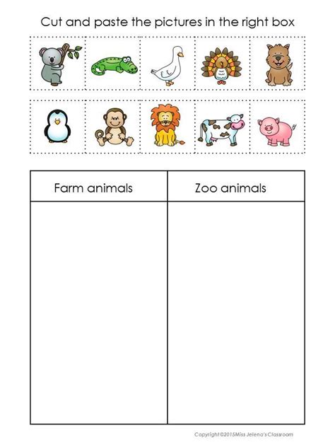 Zoo Animals | Zoo preschool, Zoo activities, School activities