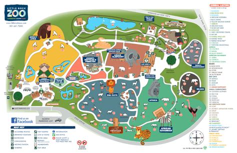 Zoo Map | Little Rock Zoo