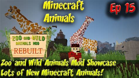 Zoo & Wild Animals Mod Showcase Minecraft Animals Ep15   YouTube