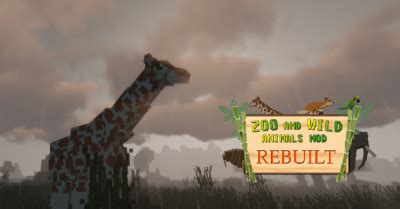 Zoo & Wild Animals Rebuilt Mod 1.12.2 Animales para tu zoologico ...