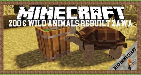 Zoo & Wild Animals Rebuilt : ZAWA Mod 1.12.2/1.8.9   Minecraft Mods