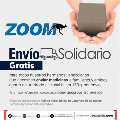 Zoom regala envíos para medicinas en Venezuela hasta el martes   ACN
